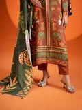 AFROZ 3-Piece Unstitched Digital Printed Bana Dora Viscose Suit