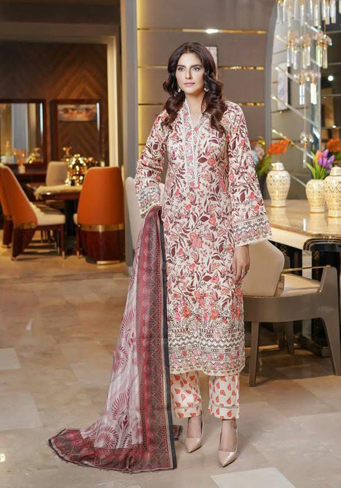 MUNIRA BOOK ORIGINAL 3pc Embroidery Special edition for Ladies