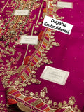 Stylish Heavy Embroidered Chiffon Party Wear Dress With Chiffon Embroidered Dupatta (Unstitched)