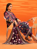 AFROZ 3-Piece Unstitched Digital Printed Bana Dora Viscose  Suit