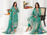 Digital Printed Embroidered Lawn Noorieh by Elaya 3 Piece
