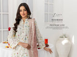 Digital Printed Embroidered Lawn Noorieh by Elaya 3 Piece