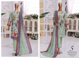 MTF Digital Printed Doria Embroidered Chikankari Cotton Collection | Unstitched 3 Piece