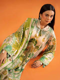 AFROZ 3-Piece Unstitched Digital Printed Bana Dora Viscose  Suit