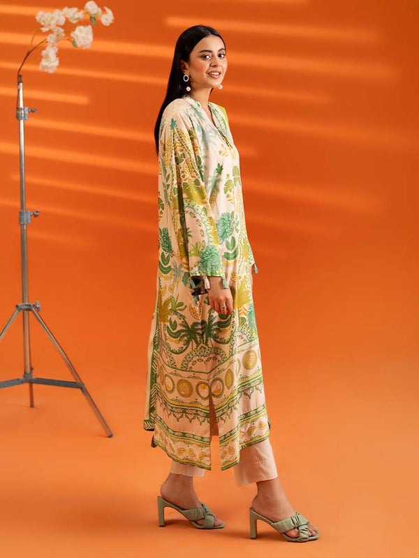 AFROZ 3-Piece Unstitched Digital Printed Bana Dora Viscose  Suit