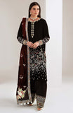 Maya by Nureh Luxury Embroidered Velvet Unstitched 3 Piece Suit - NW-113 - NU25VLT - Black - Winter Collection