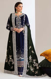 Maya by Nureh Luxury Embroidered Velvet Unstitched 3 Piece Suit - NW-109 - NU25VLT - Blue - Winter Collection