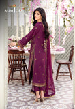 AJCFP-07 EMBROIDERED JUMBO SILK UNSTITCHED 3 PCS