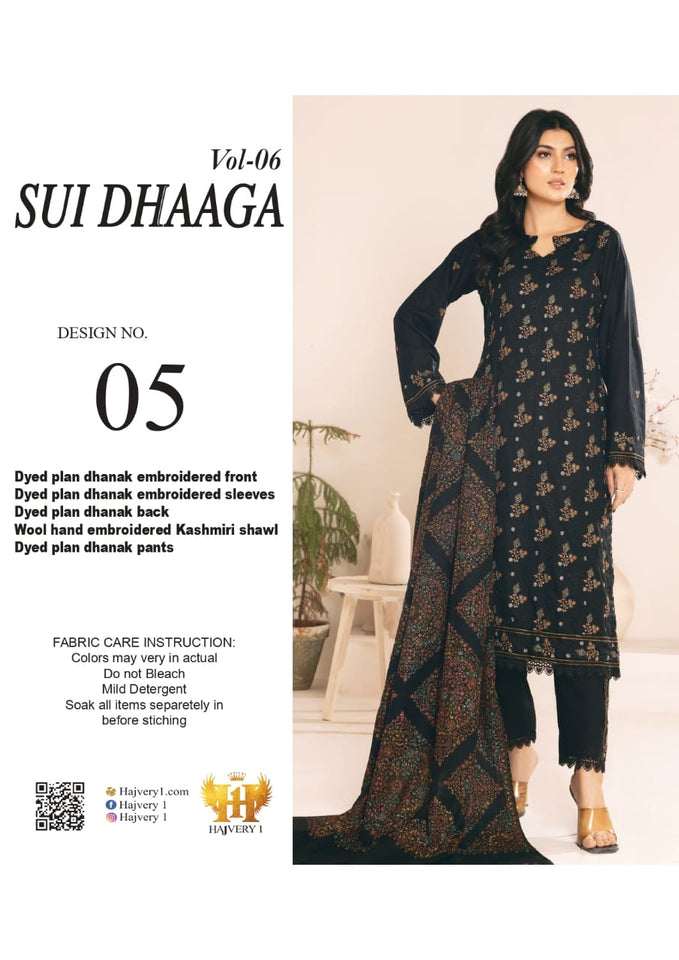SUI DHAGA Winter 3 PC Unstitched
