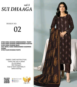 SUI DHAGA Winter 3 PC Unstitched Vol 5