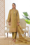 Unstitched 3-Piece Cambric Suit with Organza Dupatta