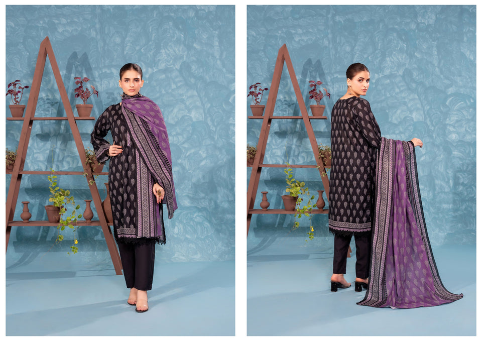 Zesh Khaddar Collection (Unstitched) 3 Piece
