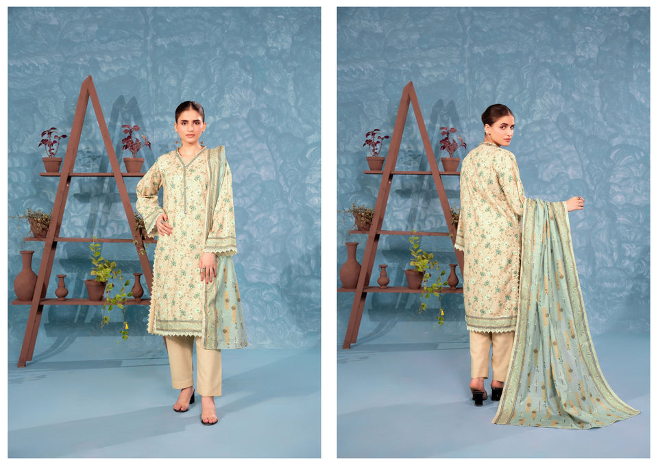 Zesh Khaddar Collection (Unstitched) 3 Piece
