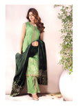 Bareeze Dyed Dora Dhanak Embroidered 3 PC with Velvet Shawl
