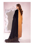 Bareeze Dyed Dora Dhanak Embroidered 3 PC with Velvet Shawl